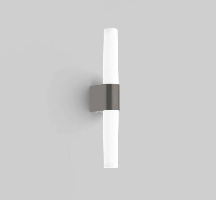 Nordlux Helva Double Wall Light Brushed Nickel - Comet Lighting