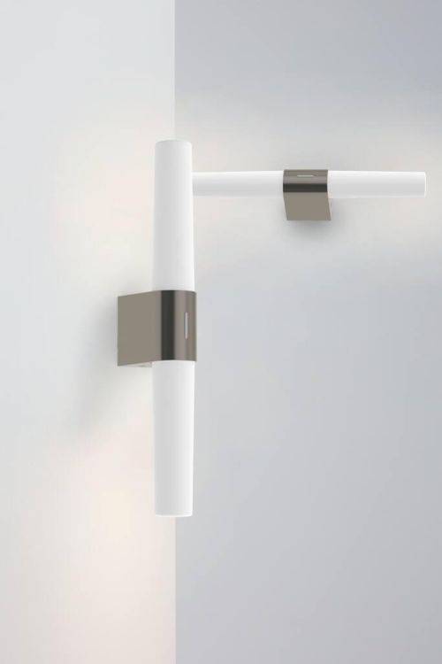 Nordlux Helva Double Wall Light Brushed Nickel - Comet Lighting