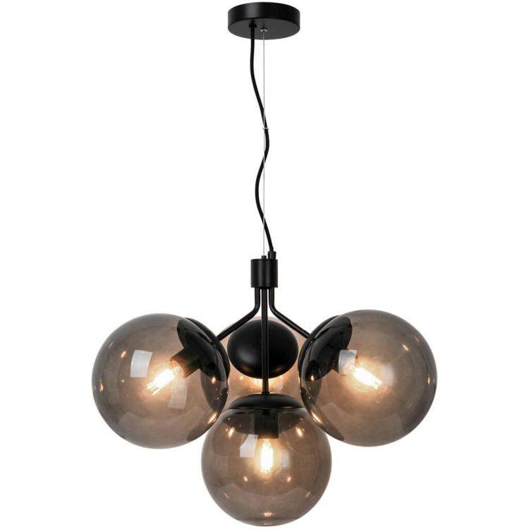 Nordlux Ivona 4Lt Pendant Ceiling Light Black - Comet Lighting