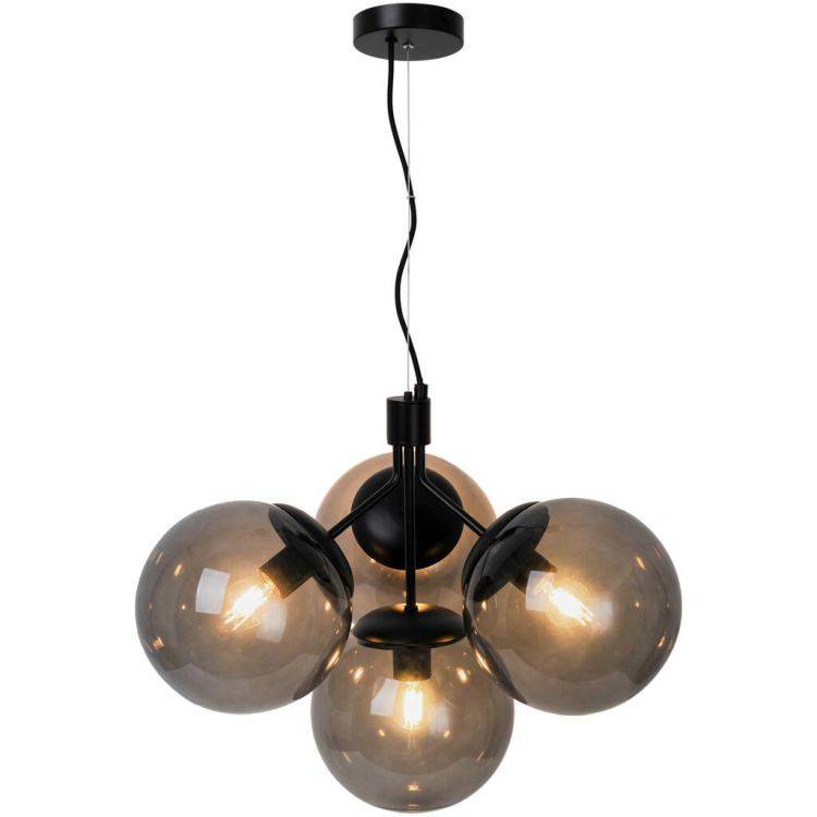 Nordlux Ivona 4Lt Pendant Ceiling Light Black - Comet Lighting