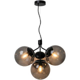 Nordlux Ivona 4Lt Pendant Ceiling Light Black - Comet Lighting