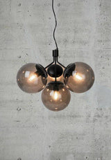 Nordlux Ivona 4Lt Pendant Ceiling Light Black - Comet Lighting