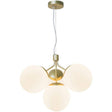 Nordlux Ivona 4Lt Pendant Ceiling Light Brass - Comet Lighting