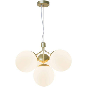 Nordlux Ivona 4Lt Pendant Ceiling Light Brass - Comet Lighting