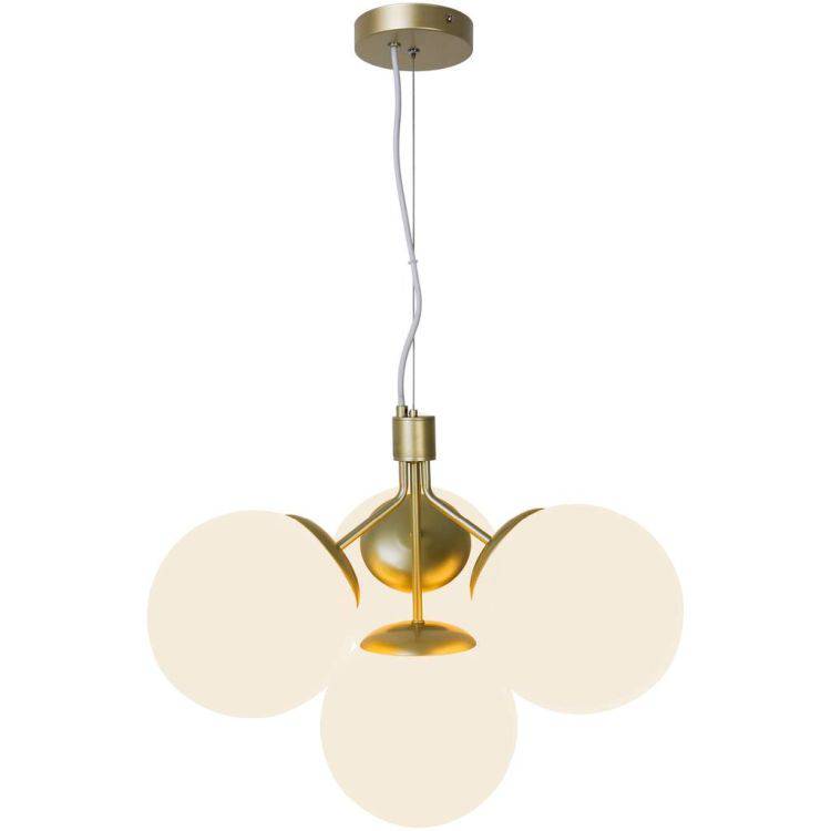 Nordlux Ivona 4Lt Pendant Ceiling Light Brass - Comet Lighting