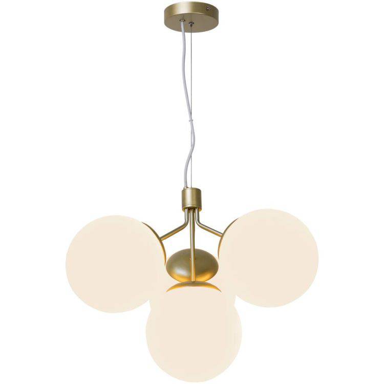 Nordlux Ivona 4Lt Pendant Ceiling Light Brass - Comet Lighting