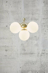 Nordlux Ivona 4Lt Pendant Ceiling Light Brass - Comet Lighting