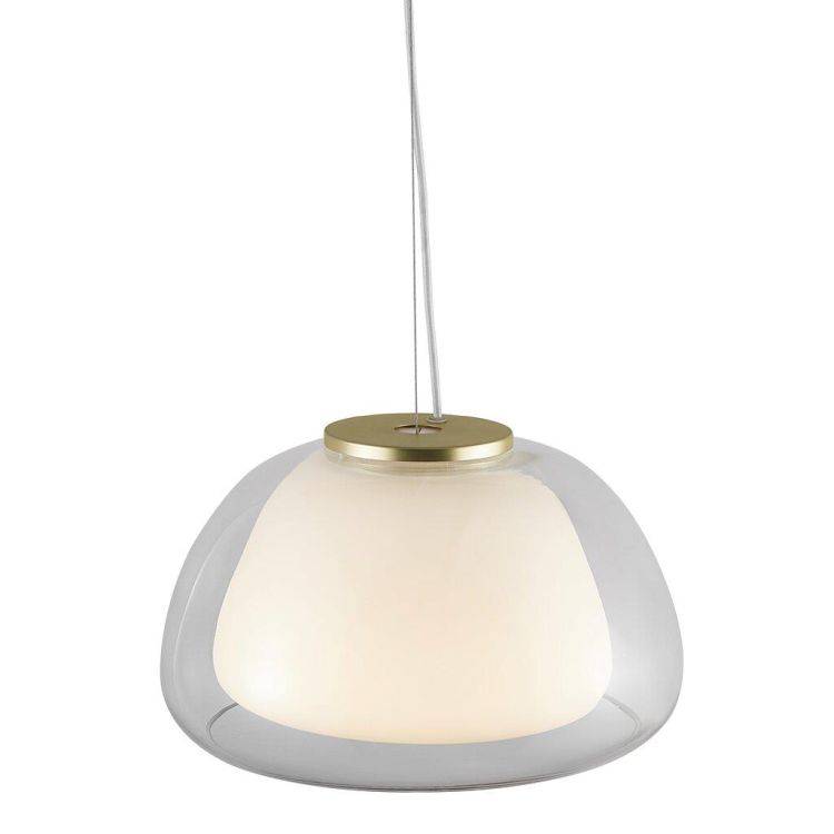 Nordlux Jelly Pendant Ceiling Light Clear/Opal - Comet Lighting