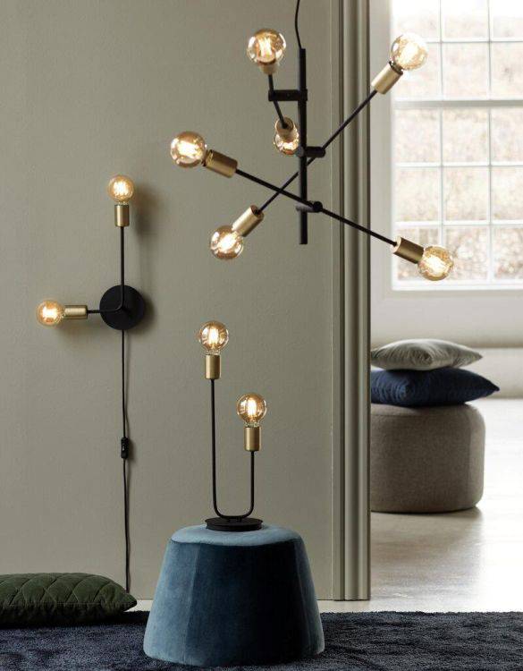 Nordlux Josefine Wall Light Matt Black - Comet Lighting