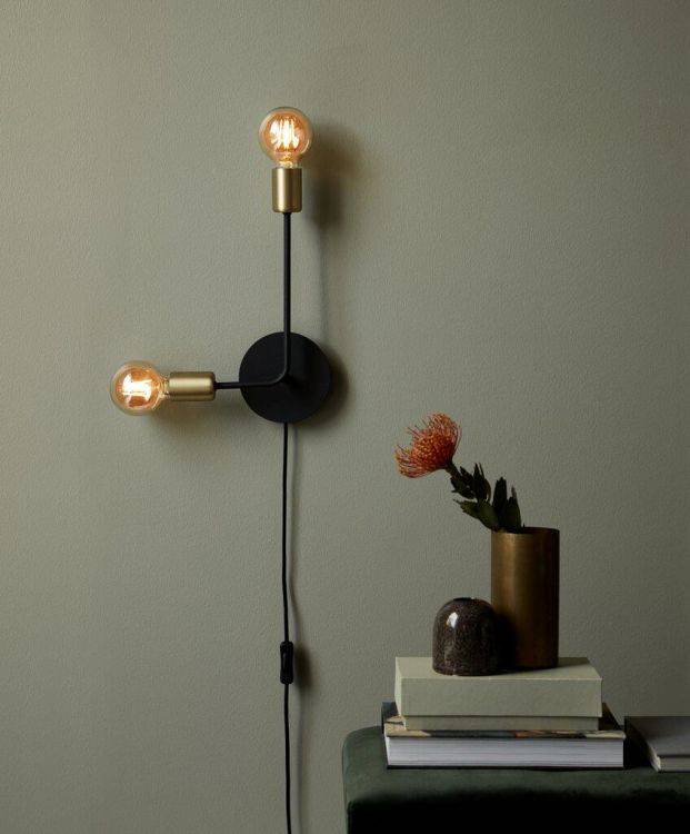 Nordlux Josefine Wall Light Matt Black - Comet Lighting