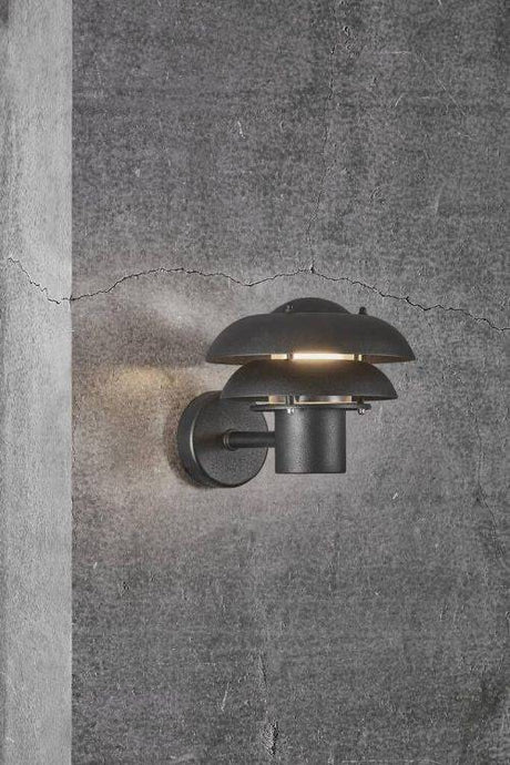 Nordlux Kurnos 20 Outdoor Wall Light Black - Comet Lighting