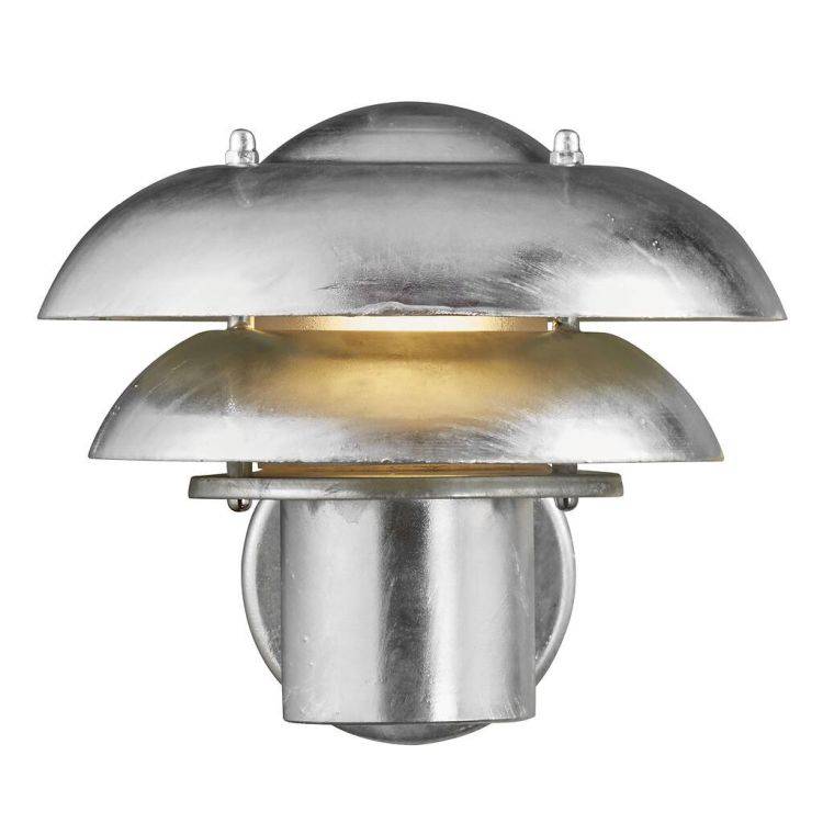 Nordlux Kurnos 20 Outdoor Wall Light Galvanised - Comet Lighting