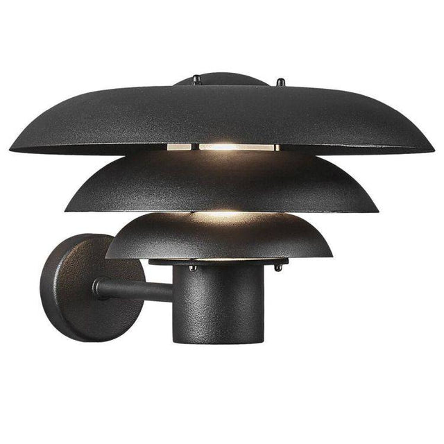 Nordlux Kurnos 35 Outdoor Wall Light Black - Comet Lighting