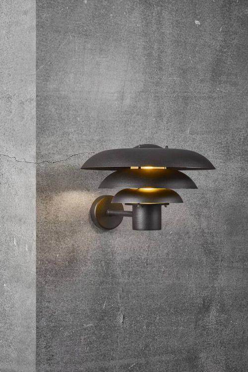 Nordlux Kurnos 35 Outdoor Wall Light Black - Comet Lighting