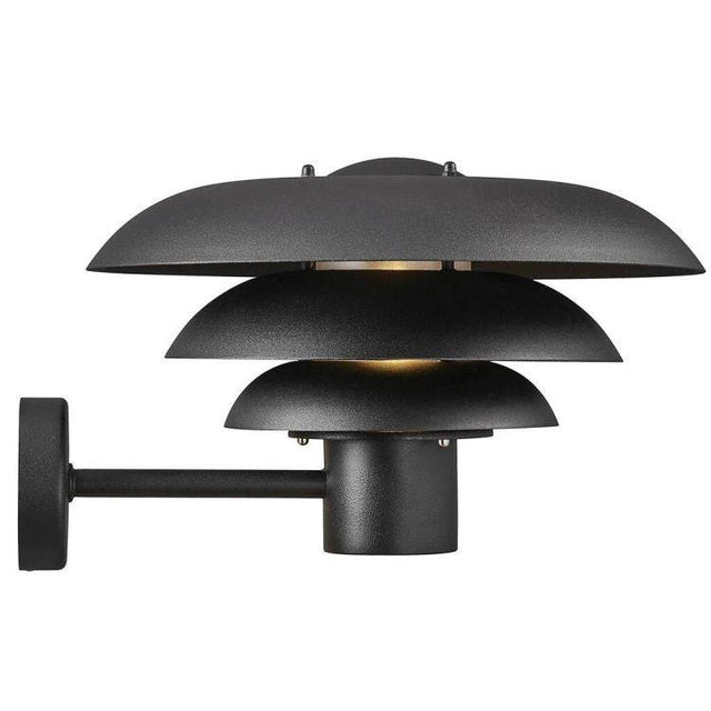 Nordlux Kurnos 35 Outdoor Wall Light Black - Comet Lighting