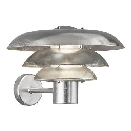 Nordlux Kurnos 35 Outdoor Wall Light Galvanised - Comet Lighting