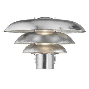 Nordlux Kurnos 35 Outdoor Wall Light Galvanised - Comet Lighting