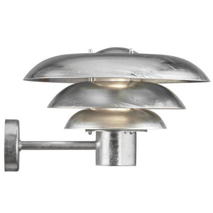 Nordlux Kurnos 35 Outdoor Wall Light Galvanised - Comet Lighting