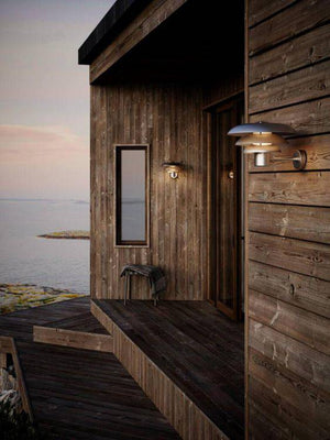 Nordlux Kurnos 35 Outdoor Wall Light Galvanised - Comet Lighting