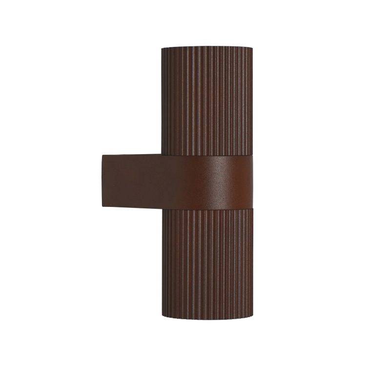Nordlux Kyklop Ripple Wall light Rusty - Comet Lighting
