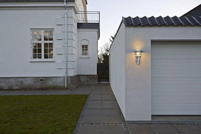 Nordlux LÃ¸nstrup 22 Outdoor Wall Light Galvanized - Comet Lighting