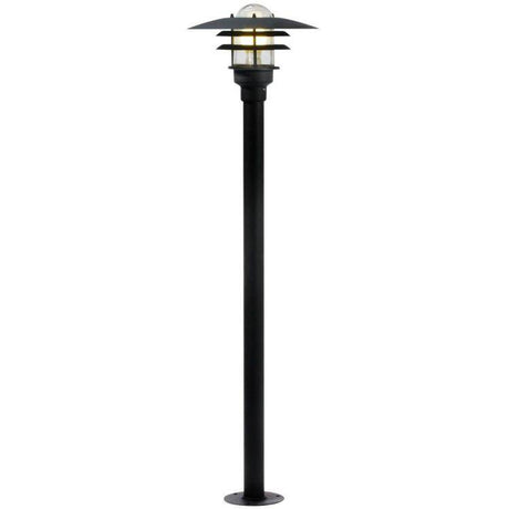 Nordlux LÃ¸nstrup 32 Outdoor Pillar Black - Comet Lighting