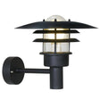 Nordlux LÃ¸nstrup 32 Outdoor Wall Light Black - Comet Lighting