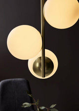 Nordlux Lilly 3-Light Pendant Ceiling Light Brass - Comet Lighting