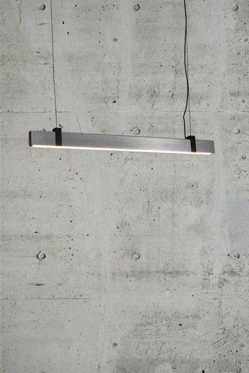 Nordlux Lilt Pendant Ceiling Light Brushed Steel - Comet Lighting