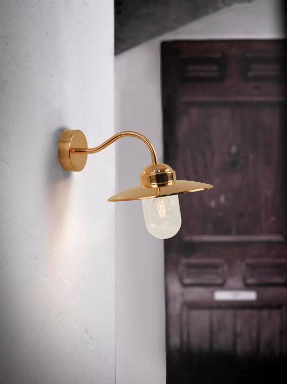 Nordlux Luxembourg Outdoor Wall Light Copper - Comet Lighting