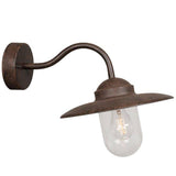 Nordlux Luxembourg Outdoor Wall Light Rusty - Comet Lighting