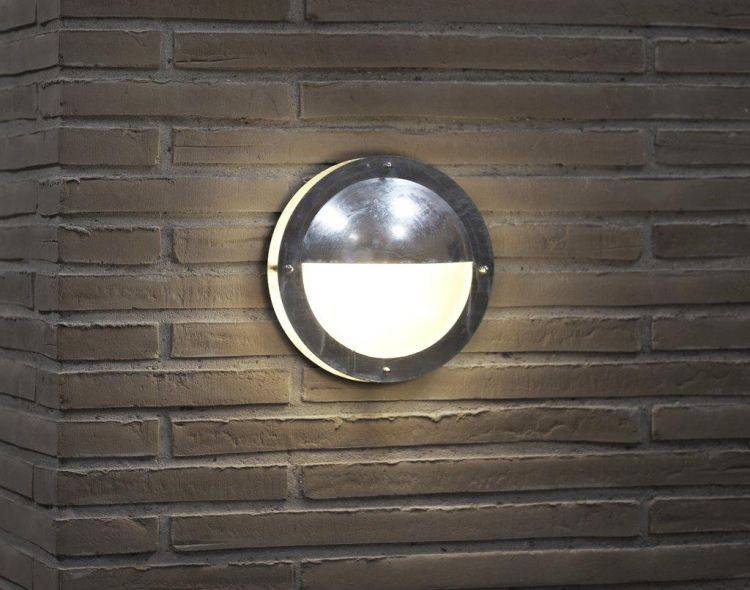 Nordlux Malte Outdoor Wall Light B Galvanized - Comet Lighting