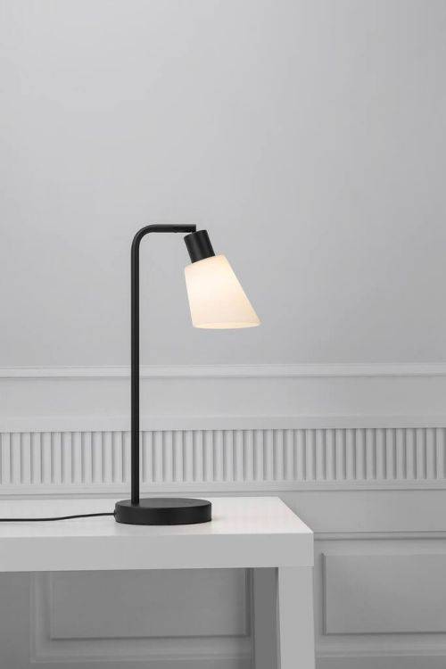 Nordlux Molli Table Lamp Black/Opal - Comet Lighting