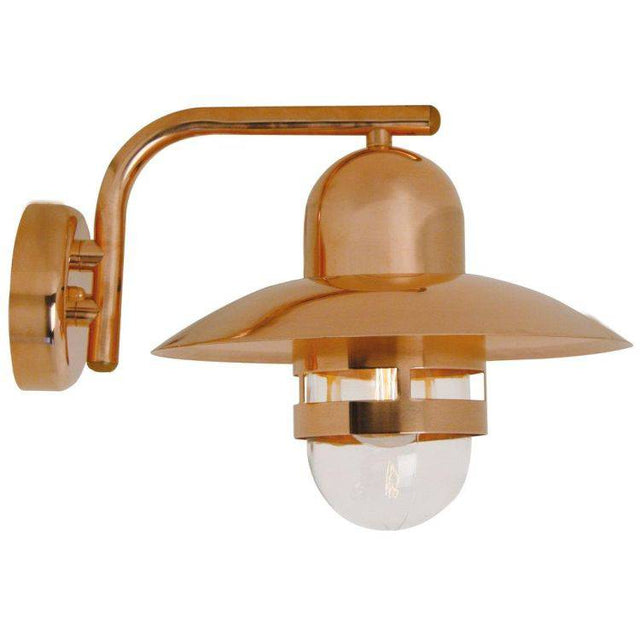 Nordlux Nibe Outdoor Wall Light Copper - Comet Lighting