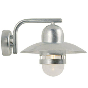 Nordlux Nibe Outdoor Wall Light Galvanized - Comet Lighting
