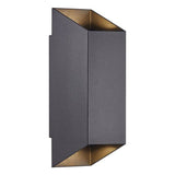 Nordlux Nico Square 22 Wall light Black - Comet Lighting