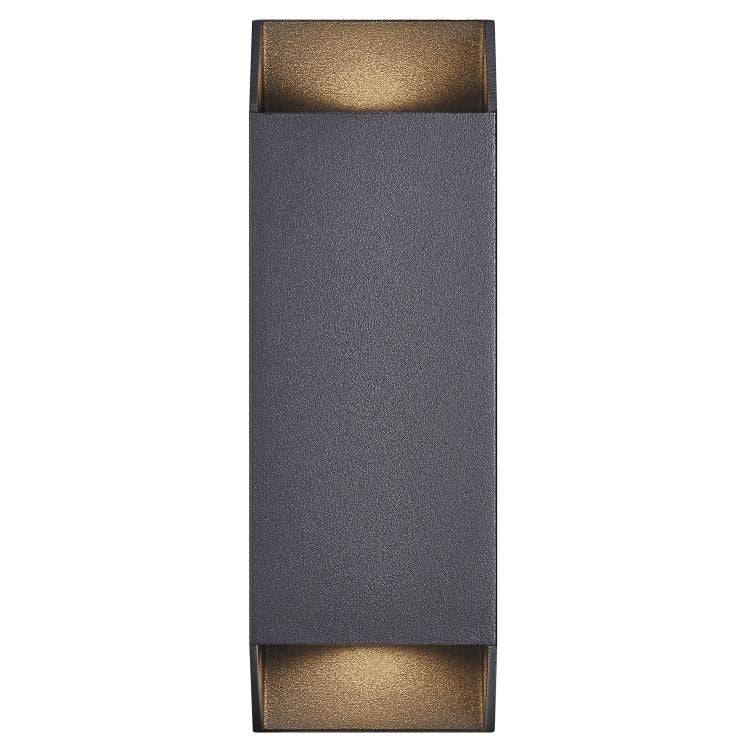 Nordlux Nico Square 22 Wall light Black - Comet Lighting