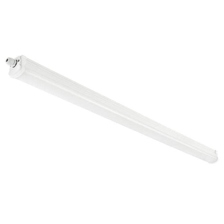 Nordlux Oakland 120 Single Batten Light Fitting White - Comet Lighting