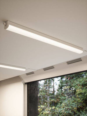 Nordlux Oakland 120 Single Batten Light Fitting White - Comet Lighting