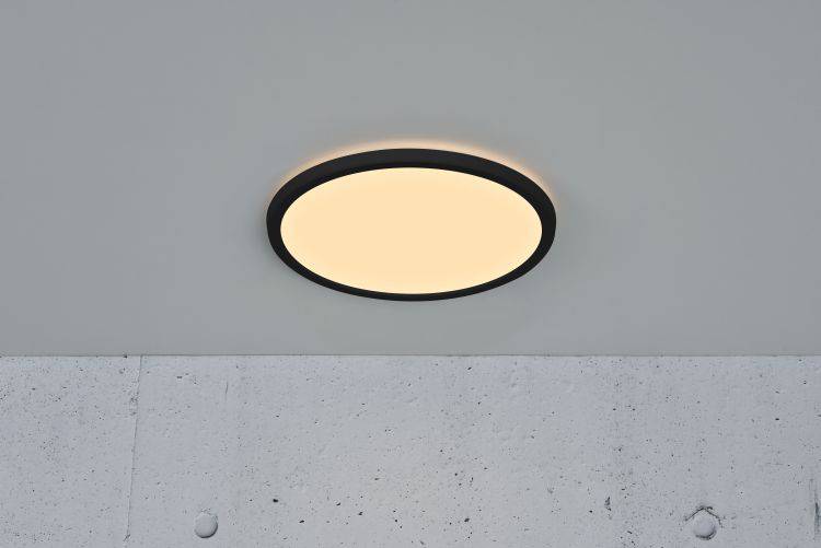 Nordlux Oja 29 IP20 2700K step-Dim Ceiling light Black - Comet Lighting