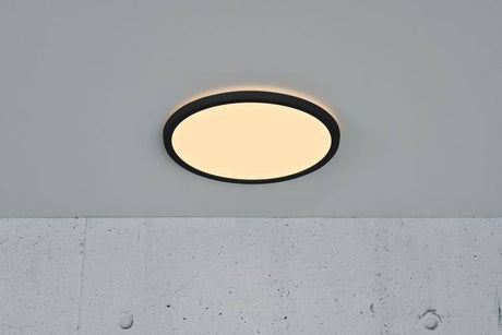 Nordlux Oja 29 IP20 2700K step-Dim Ceiling light Black - Comet Lighting