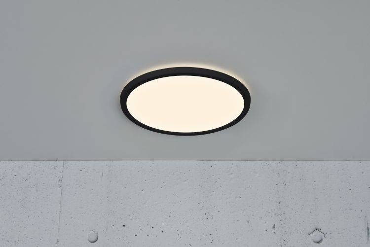 Nordlux Oja 29 IP20 4000K step-Dim Ceiling light Black - Comet Lighting