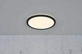 Nordlux Oja 29 IP54 BATH 3000K/4000K Flush Ceiling Light Black - Comet Lighting