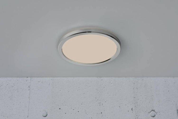 Nordlux Oja 29 IP54 BATH 3000K/4000K Flush Ceiling Light Chrome - Comet Lighting