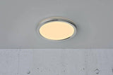 Nordlux Oja 29 IP54 BATH 3000K/4000K Flush Ceiling Light Chrome - Comet Lighting