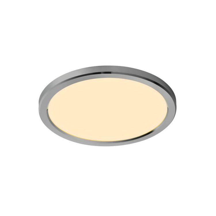 Nordlux Oja 29 IP54 BATH 3000K/4000K Flush Ceiling Light Chrome - Comet Lighting