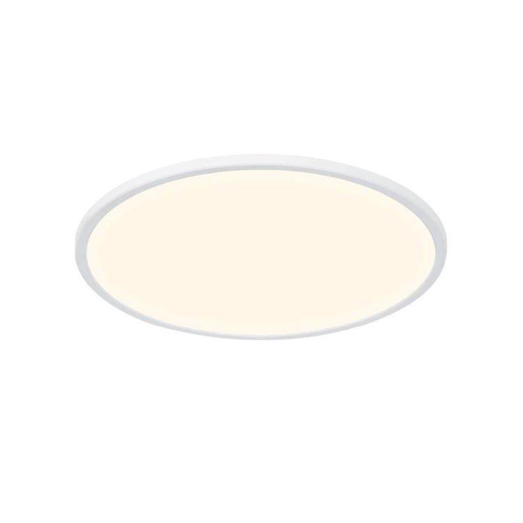 Nordlux Oja 42 IP54 2700K Flush Ceiling Light White w/ Sensor - Comet Lighting