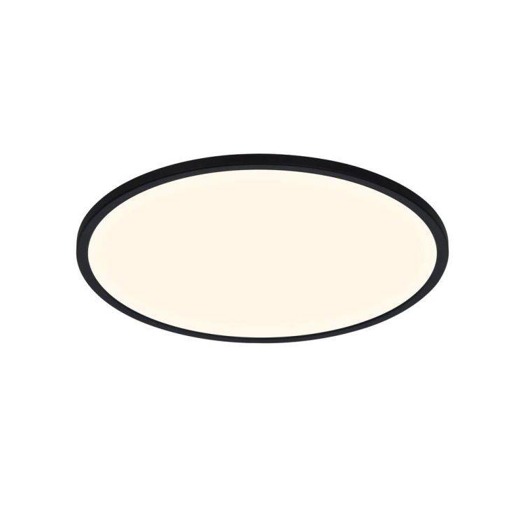 Nordlux Oja 42 IP54 BATH 3000K/4000K Flush Ceiling Light Black - Comet Lighting