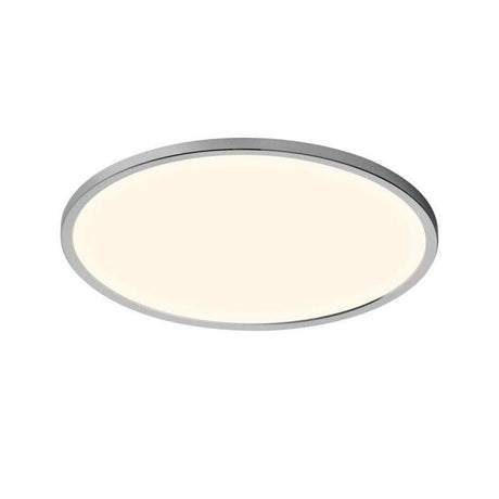 Nordlux Oja 42 IP54 BATH 3000K/4000K Flush Ceiling Light Chrome - Comet Lighting