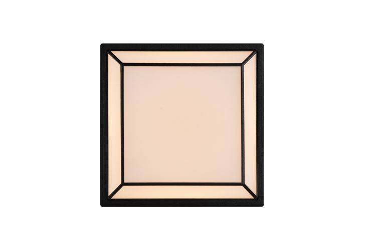 Nordlux Oliver Square Wall light Black - Comet Lighting